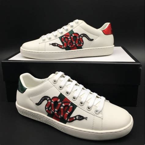 gucci ace snake replica|Gucci ace embroidered snake.